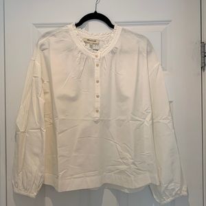 Madewell off white top